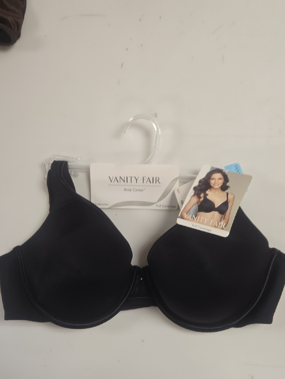 Vanity Fair Smooth Full-Coverage Black Underwire Bra